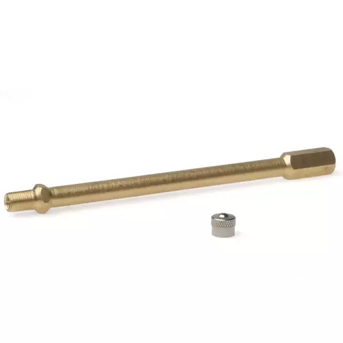 Przedłużka do zaworów wentyli mosiądz do pompowania kół 142mm  2