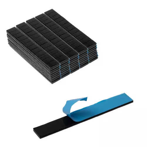 Ciężarki klejone 5gx12 ZN do felg aluminiowych 100 sztuk kwadrat slim czarne 2