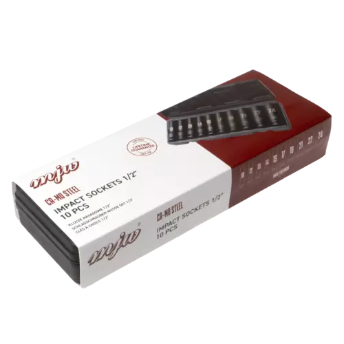 Zestaw MEGA50 zestawów nasadek udarowych 8