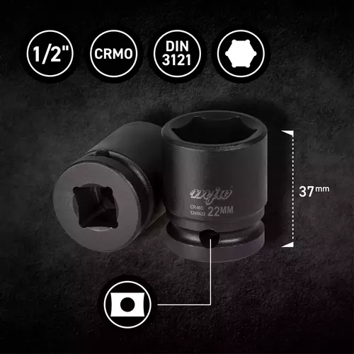 Nasadka udarowa 1/2" 6-kąt 21 mm 7