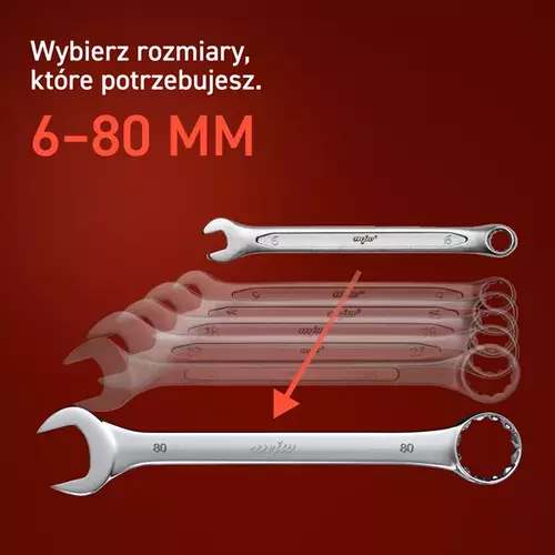 Klucz płasko-oczkowy 50 mm 5