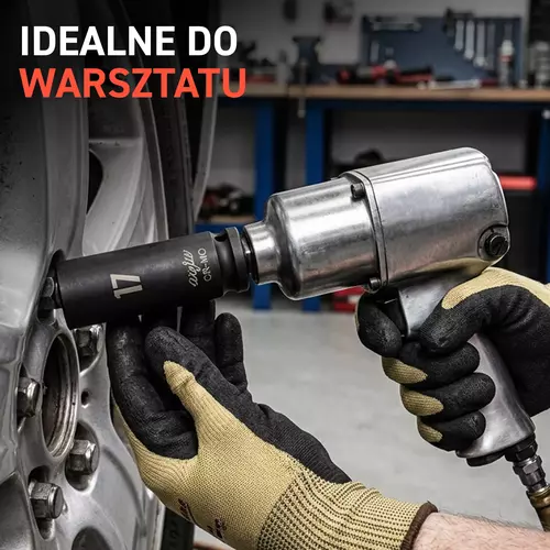 Zestaw nasadek udarowych 1/2 długie krótkie 35 SZT 6-kątne 8-32 5