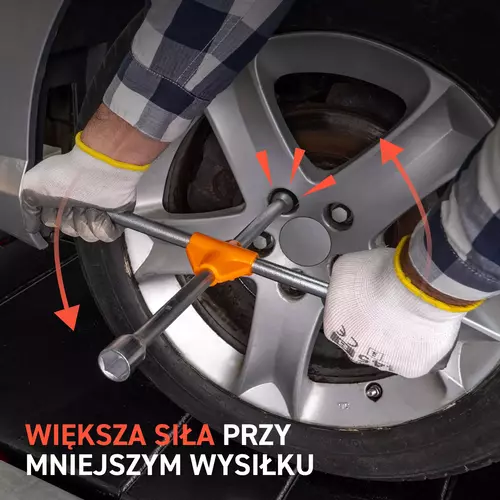 Klucz do kół 1/2" krzyżak 17