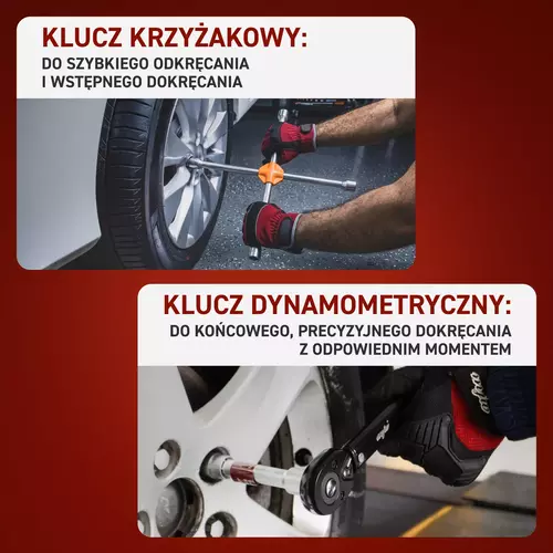 Klucz do kół 1/2" krzyżak 19