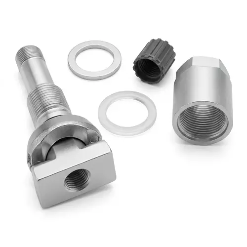 Zawory do czujników 4x wentyl TPMS-39 srebrny 2