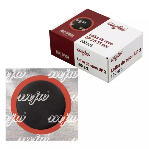 Rustines pour pneus MJW UP3 Ø 35 mm – 100 pièces 3