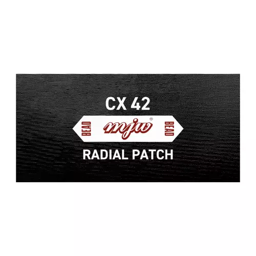 MJW CX42 Radial-Reparaturpflaster 122 × 252 mm – 5 Stück 5