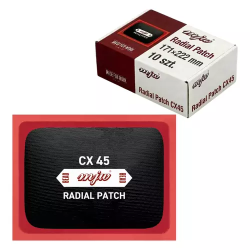 MJW CX45 Radial-Reparaturpflaster 171 × 222 mm – 10 Stück 3