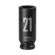 Nasadka udarowa 1/2" 6-kąt długa 21 mm