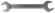Klucz płasko-płaski 25-28 mm