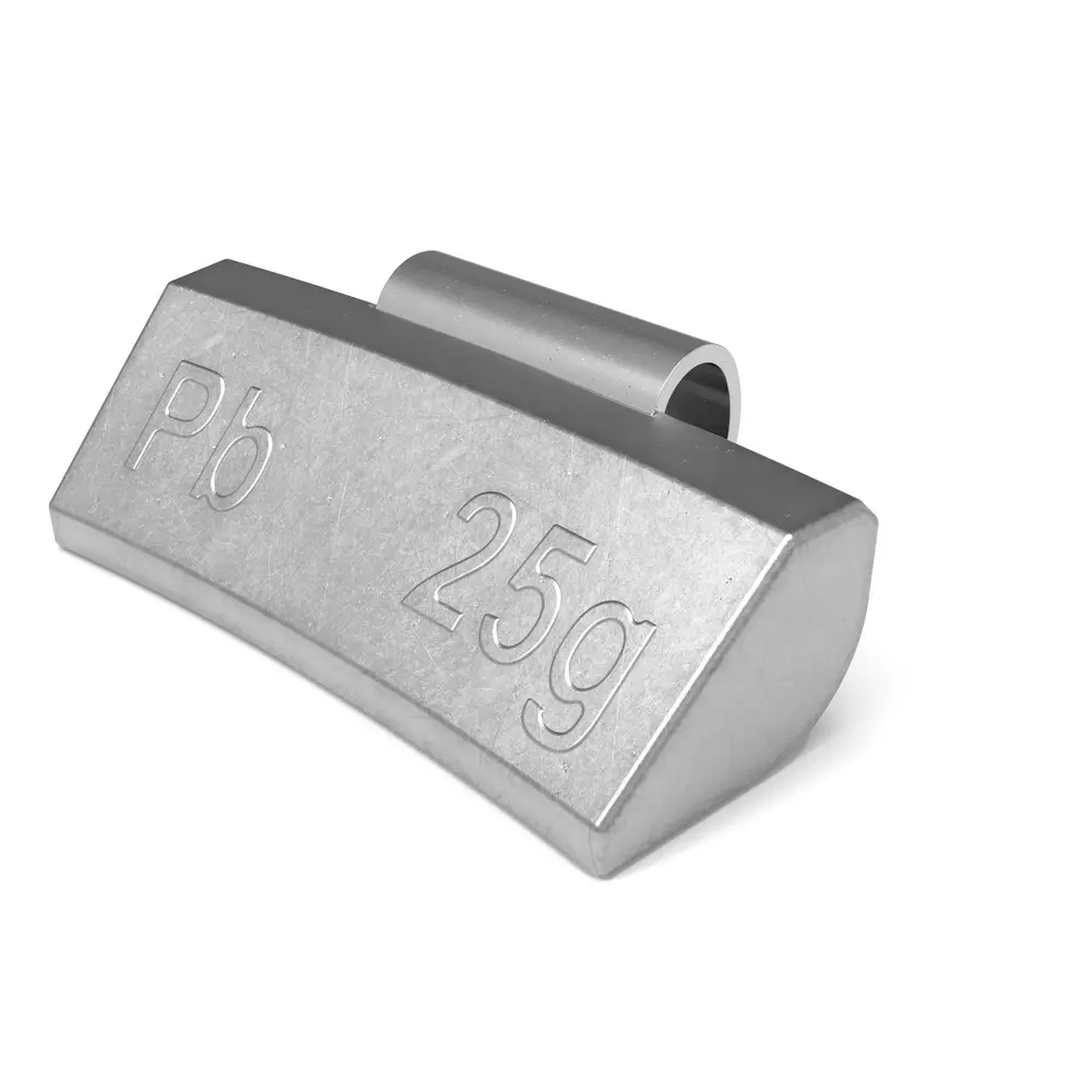 Ciężarki 25g nabijane PB do felg aluminiowych ALU 100 szt. ołowiane 1