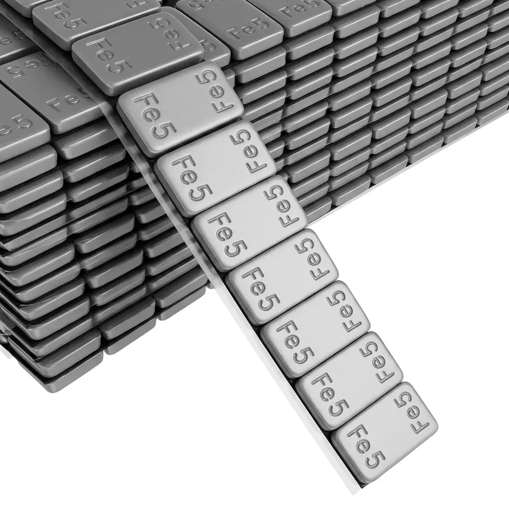 Ciężarki klejone 5gx12 powlekane CLEAR TAPE 100 sztuk 1