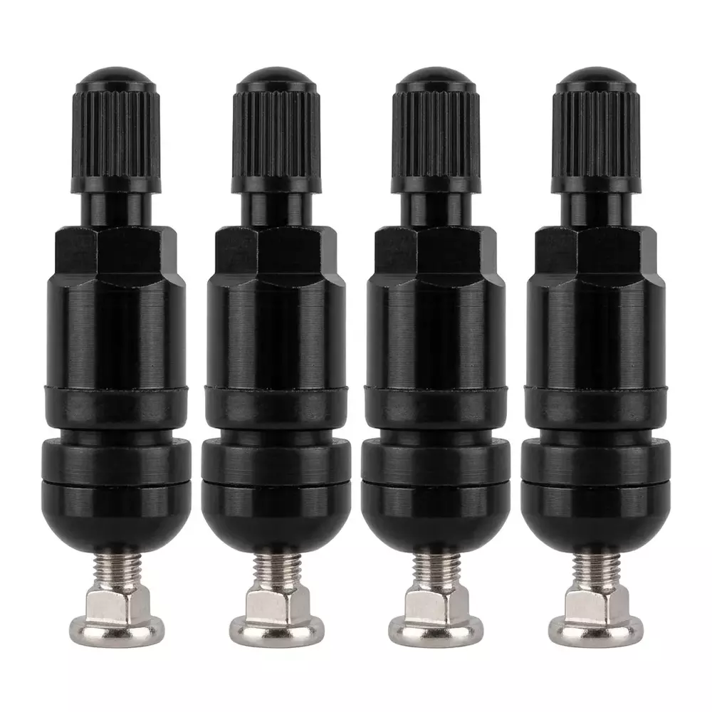 Zawory do czujników 4x wentyl TPMS-48 czarny 1