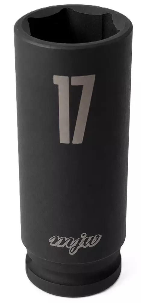 Nasadka udarowa 3/8" 6-kąt długa 17 mm 1