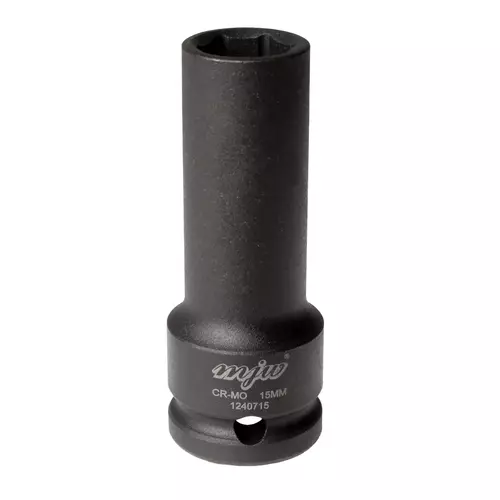 Nasadka udarowa 1/2" 6-kąt długa 15 mm 1