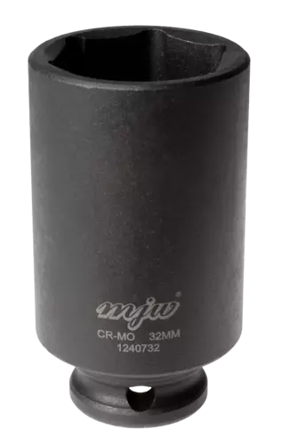 Nasadka udarowa 1/2" 6-kąt długa 32 mm 1