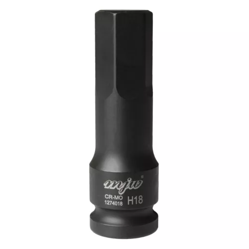Nasadka udarowa trzpieniowa 1/2" długa HEX H18 1