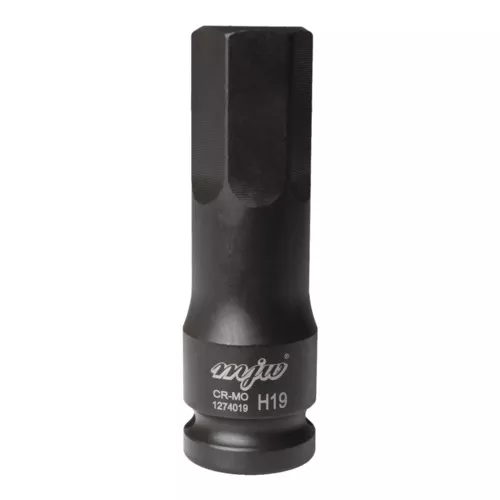 Nasadka udarowa trzpieniowa 1/2" długa HEX H19 1