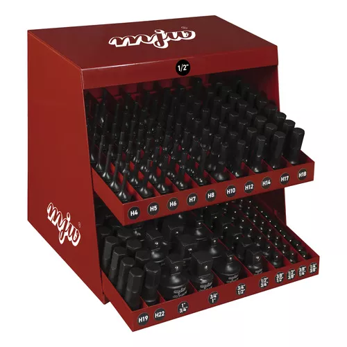 Zestaw startowy | nasadki udarowe 1/2" HEX i redukcje udarowe | 60 elementów 1