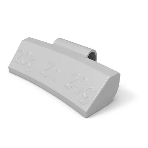 Ciężarki 20g nabijane ZN do felg aluminiowych 100 szt. ALU powlekane 1