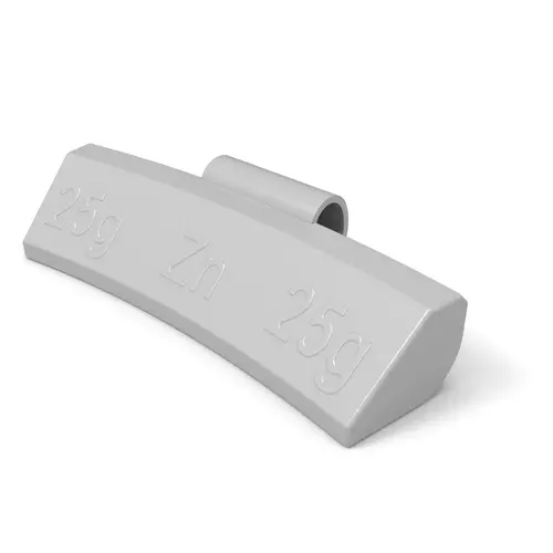 Ciężarki 25g nabijane ZN do felg aluminiowych 100 szt. ALU powlekane 1