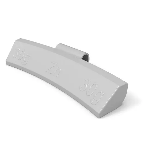 Ciężarki 30g nabijane ZN do felg aluminiowych 100 szt. ALU powlekane 1