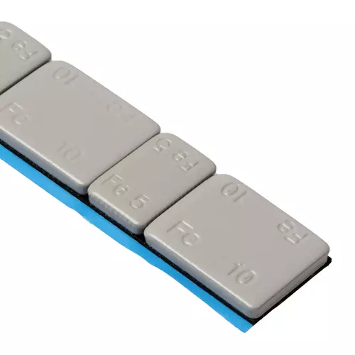 Ciężarki klejone 4(5g+10g) 5/10g do felg aluminiowych powlekane 100 sztuk 1