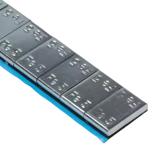 Ciężarki klejone 5gx12 ZN do felg aluminiowych 100 sztuk kwadrat slim 1