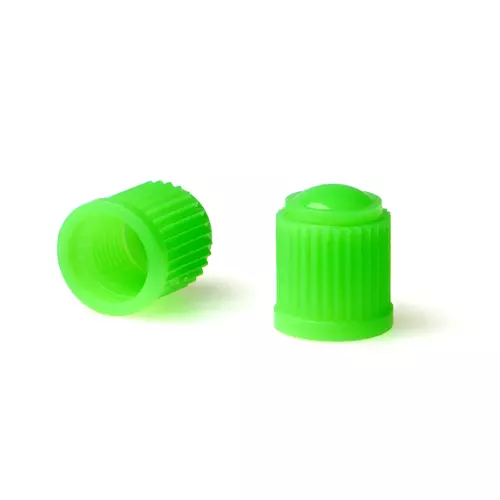 Plastikowe kapturki na zawory nakrętki zielone 100 sztuk 1