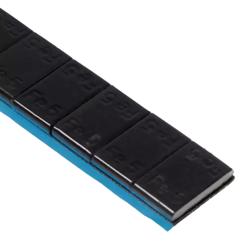 Ciężarki klejone 5gx12 ZN do felg aluminiowych 100 sztuk kwadrat slim czarne 1