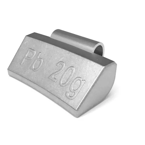 Ciężarki 20g nabijane PB do felg aluminiowych ALU 100 szt. ołowiane 1