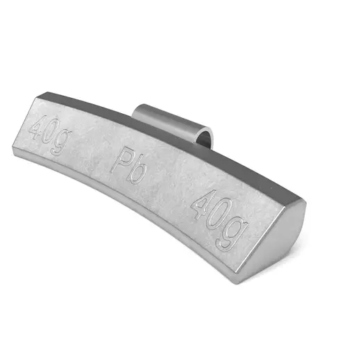 Ciężarki 40g nabijane PB do felg aluminiowych ALU 50 szt. ołowiane 1