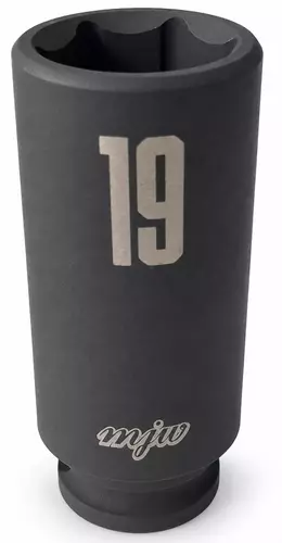 Nasadka udarowa 3/8" 6-kąt długa 19 mm 1