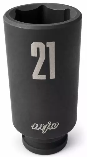 Nasadka udarowa 3/8" 6-kąt długa 21 mm 1